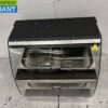 RVS Luxe warmhoudvitrine 4 x ½ GN 63 cm 230V Horeca - Afbeelding 2