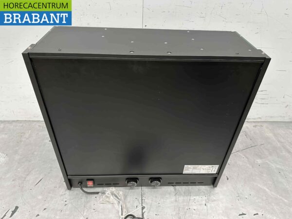 RVS Luxe warmhoudvitrine 4 x ½ GN 63 cm 230V Horeca - Afbeelding 6