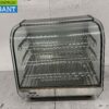 RVS Luxe warmhoudvitrine 120 liter 68 cm 230V Horeca