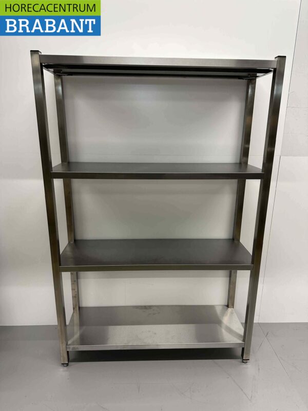 RVS Opbergrek Rek Stelling Premium-line 120 x 40 x 180 cm Horeca