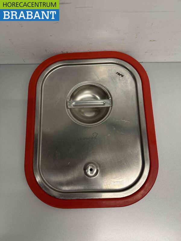 RVS Rubber Gastronorm deksel 1/2 GN Horeca