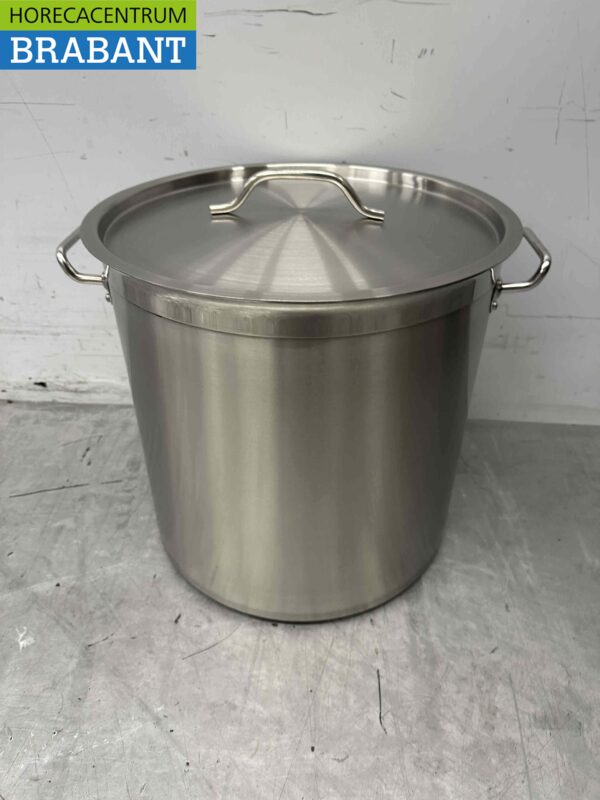 RVS Soeppan Kookpan Pan Inductie 43 x 42 cm 50 liter Horeca