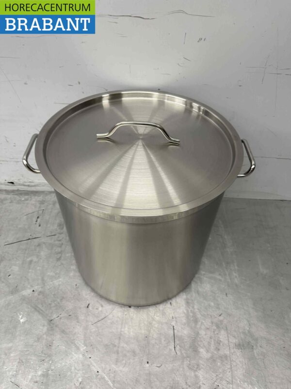 RVS Soeppan Kookpan Pan Inductie 43 x 42 cm 50 liter Horeca - Afbeelding 2