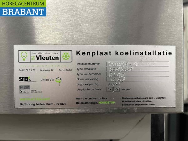 RVS Gram Snowflake Koelkast koeling 605 liter 230V Horeca - Afbeelding 6