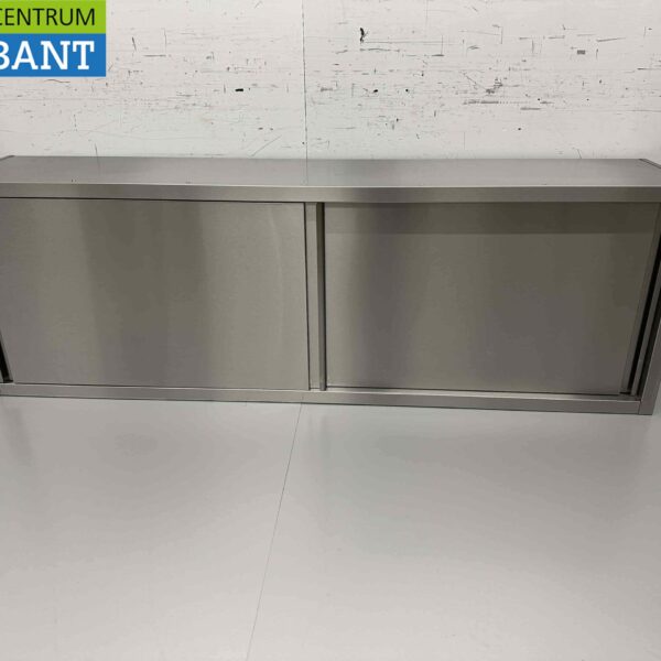 RVS Wandkast Kast Premium-line 2 Schuifdeuren 200 cm Horeca