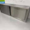 RVS Wandkast Kast Premium-line 2 Schuifdeuren 200 cm Horeca - Afbeelding 2