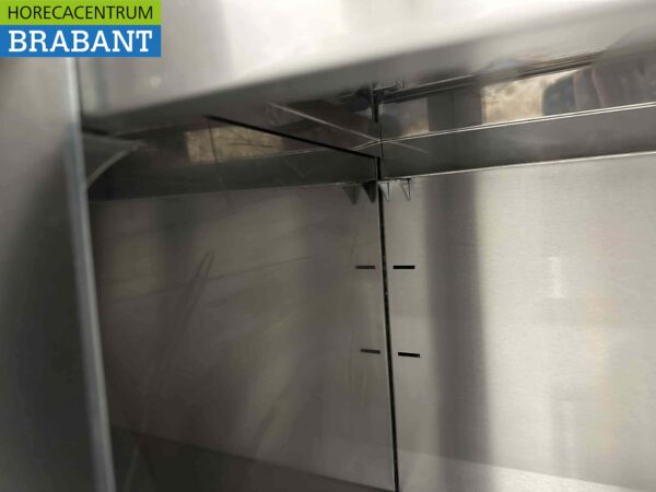 RVS Wandkast Kast Premium-line 2 Schuifdeuren 200 cm Horeca - Afbeelding 6