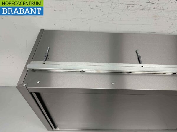 RVS Wandkast Kast Premium-line 2 Schuifdeuren 200 cm Horeca - Afbeelding 8