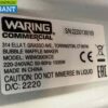 Waring Bubbel Bubble Wafelijzer Wafels 230V Horeca - Afbeelding 6