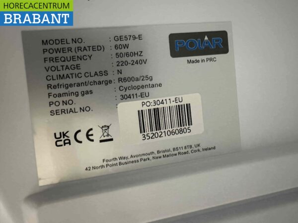 Polar Minibar Mini koelkast 29 liter 230V Horeca - Afbeelding 5