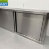 RVS Wandkast Kast Premium-line 2 Schuifdeuren 160 cm Horeca - Afbeelding 2