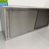 RVS Wandkast Kast Premium-line 2 Schuifdeuren 160 cm Horeca - Afbeelding 3