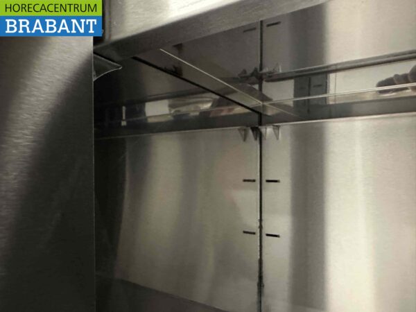 RVS Wandkast Kast Premium-line 2 Schuifdeuren 160 cm Horeca - Afbeelding 6