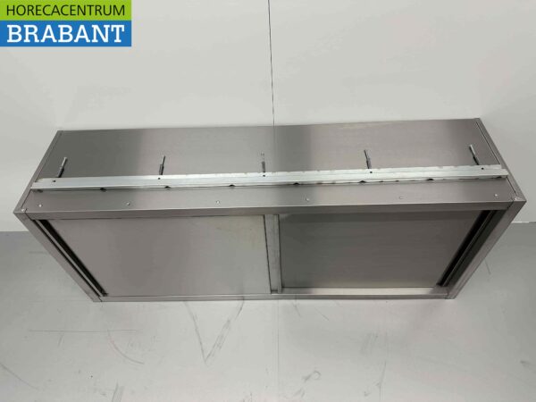 RVS Wandkast Kast Premium-line 2 Schuifdeuren 160 cm Horeca - Afbeelding 7