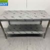 RVS Gastro M Werktafel Tafel 160 x 70 x 88 cm Horeca - Afbeelding 2