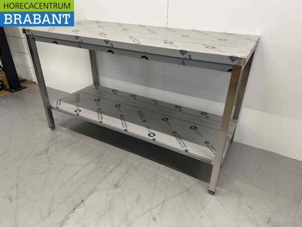 RVS Gastro M Werktafel Tafel 160 x 70 x 88 cm Horeca - Afbeelding 4
