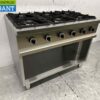 RVS 6 pits gasfornuis fornuis 700 Series 110 cm 36 kW Horeca - Afbeelding 3