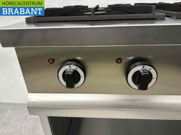 RVS 6 pits gasfornuis fornuis 700 Series 110 cm 36 kW Horeca - Afbeelding 6