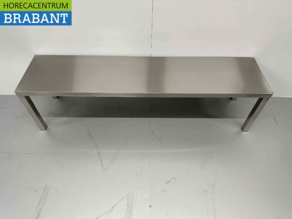 RVS Etagère Brug 150 x 35 x 40 cm Horeca - Afbeelding 2