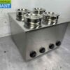 RVS Hotpot Hot Pot bain marie 4 x 2 liter 230V Horeca - Afbeelding 3