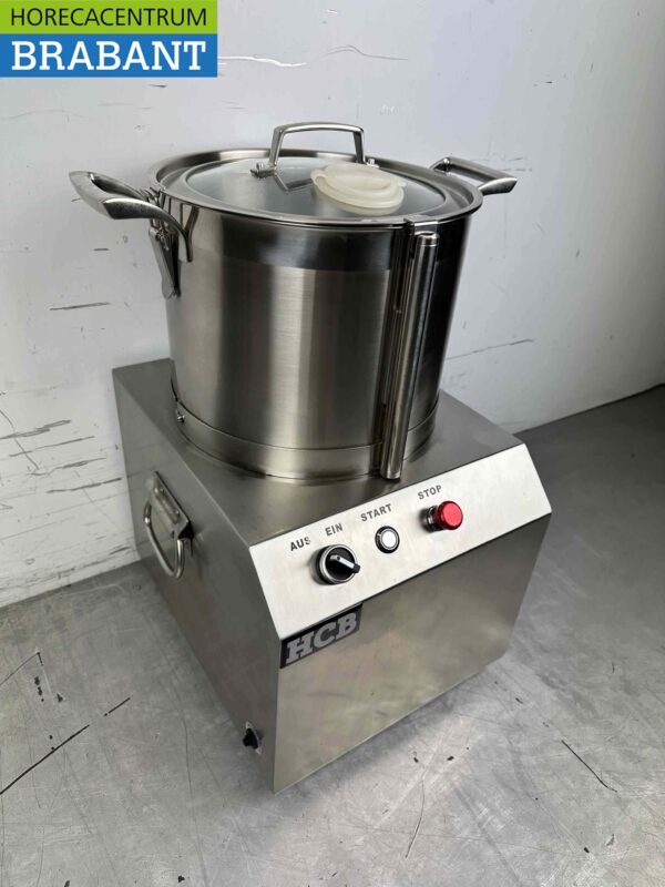 RVS Cutter Groentesnijmachine Groentecutter 10 liter 230V Horeca - Afbeelding 3