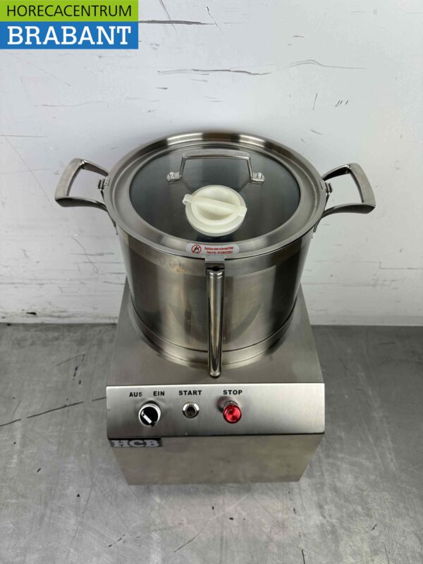 RVS Cutter Groentesnijmachine Groentecutter 10 liter 230V Horeca - Afbeelding 4