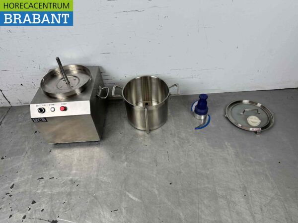 RVS Cutter Groentesnijmachine Groentecutter 10 liter 230V Horeca - Afbeelding 6
