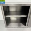 RVS Wandkast Kast Premium-line 2 Schuifdeuren 150 cm Horeca - Afbeelding 5