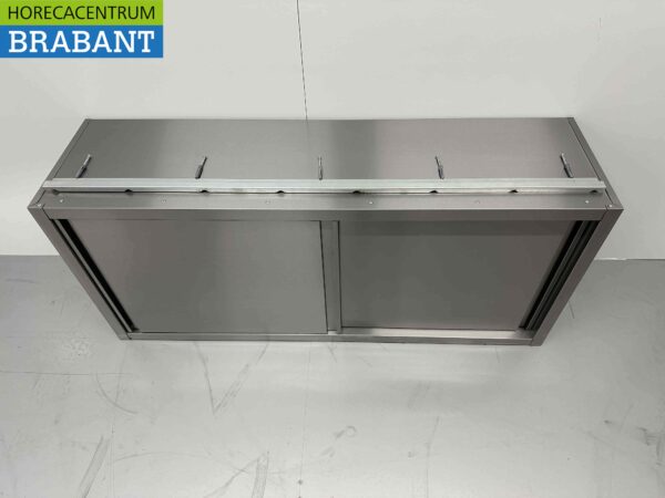 RVS Wandkast Kast Premium-line 2 Schuifdeuren 150 cm Horeca - Afbeelding 7