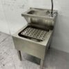 HCB RVS Dubbele Wasbak Spoelbak Uitgietbak combi Kraan 50,5 cm Horeca - Afbeelding 2