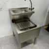 HCB RVS Dubbele Wasbak Spoelbak Uitgietbak combi Kraan 50,5 cm Horeca - Afbeelding 3