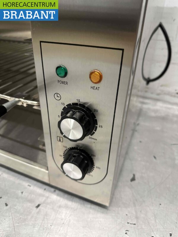 RVS Salamander grill 79 cm 3,65 kW 230V Horeca - Afbeelding 4