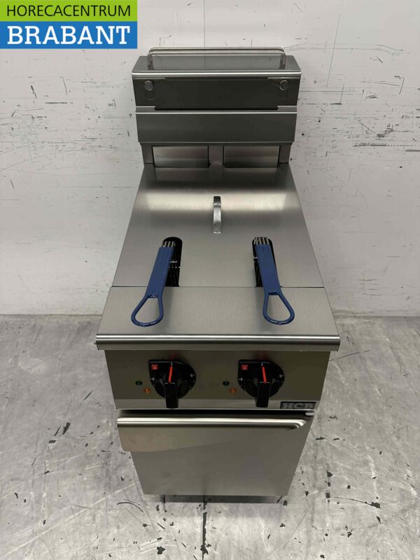 RVS Friteuse Frituur Premium-line 2 x 12,5 liter 400V Horeca - Afbeelding 2