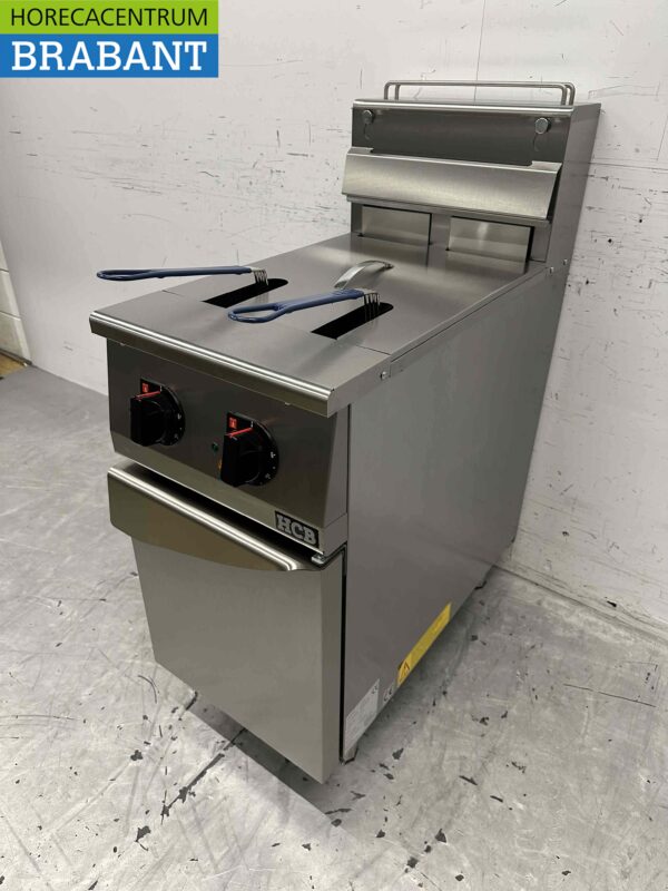 RVS Friteuse Frituur Premium-line 2 x 12,5 liter 400V Horeca - Afbeelding 4