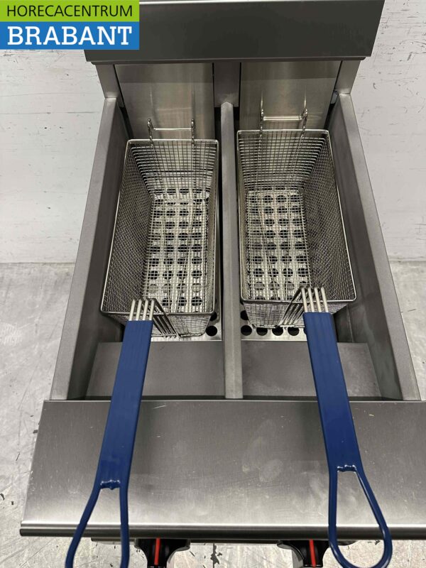 RVS Friteuse Frituur Premium-line 2 x 12,5 liter 400V Horeca - Afbeelding 5