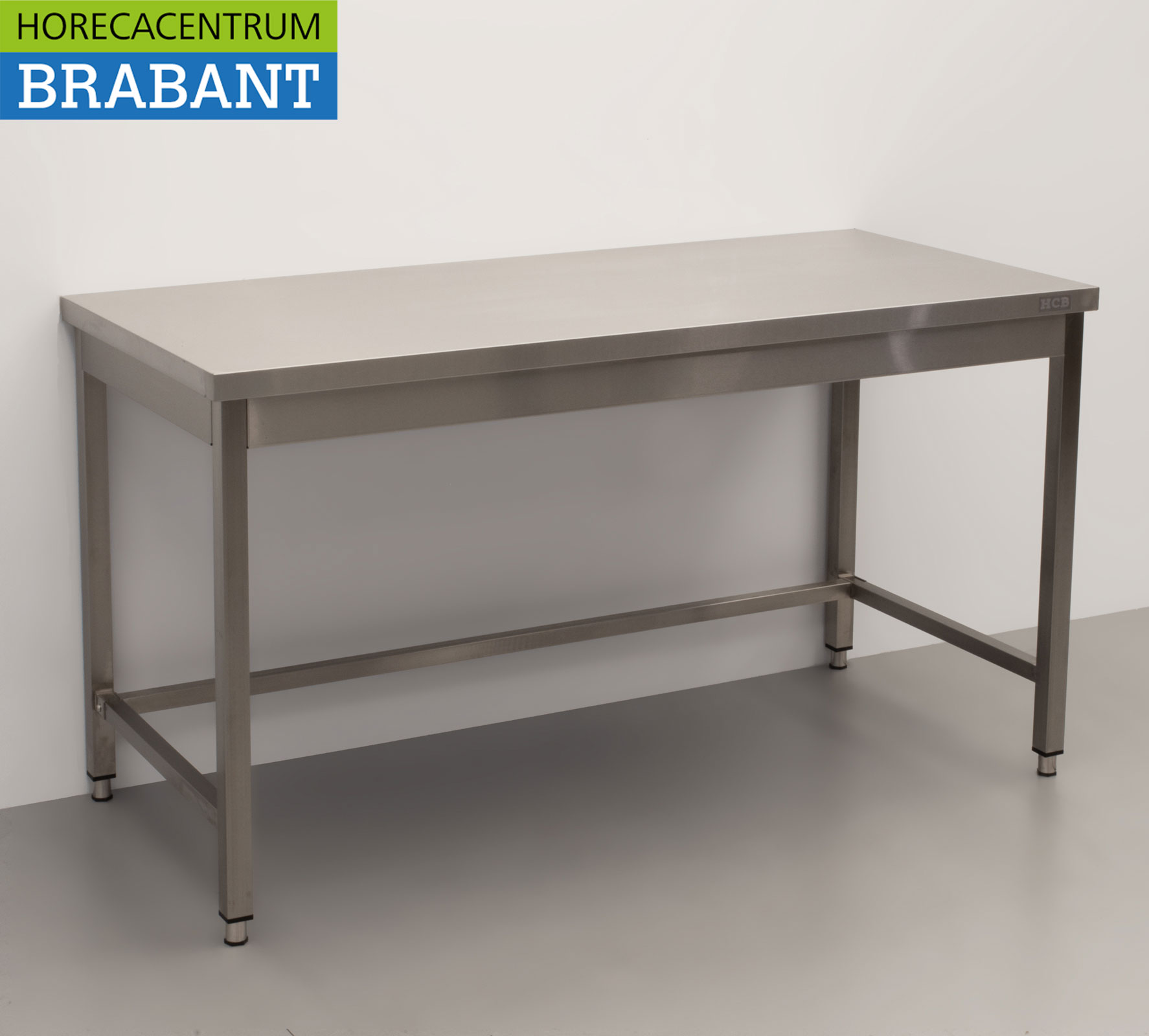 HCB RVS Werktafel Tafel Basic-line 150 x 70 x 85 cm Horeca - Afbeelding 3