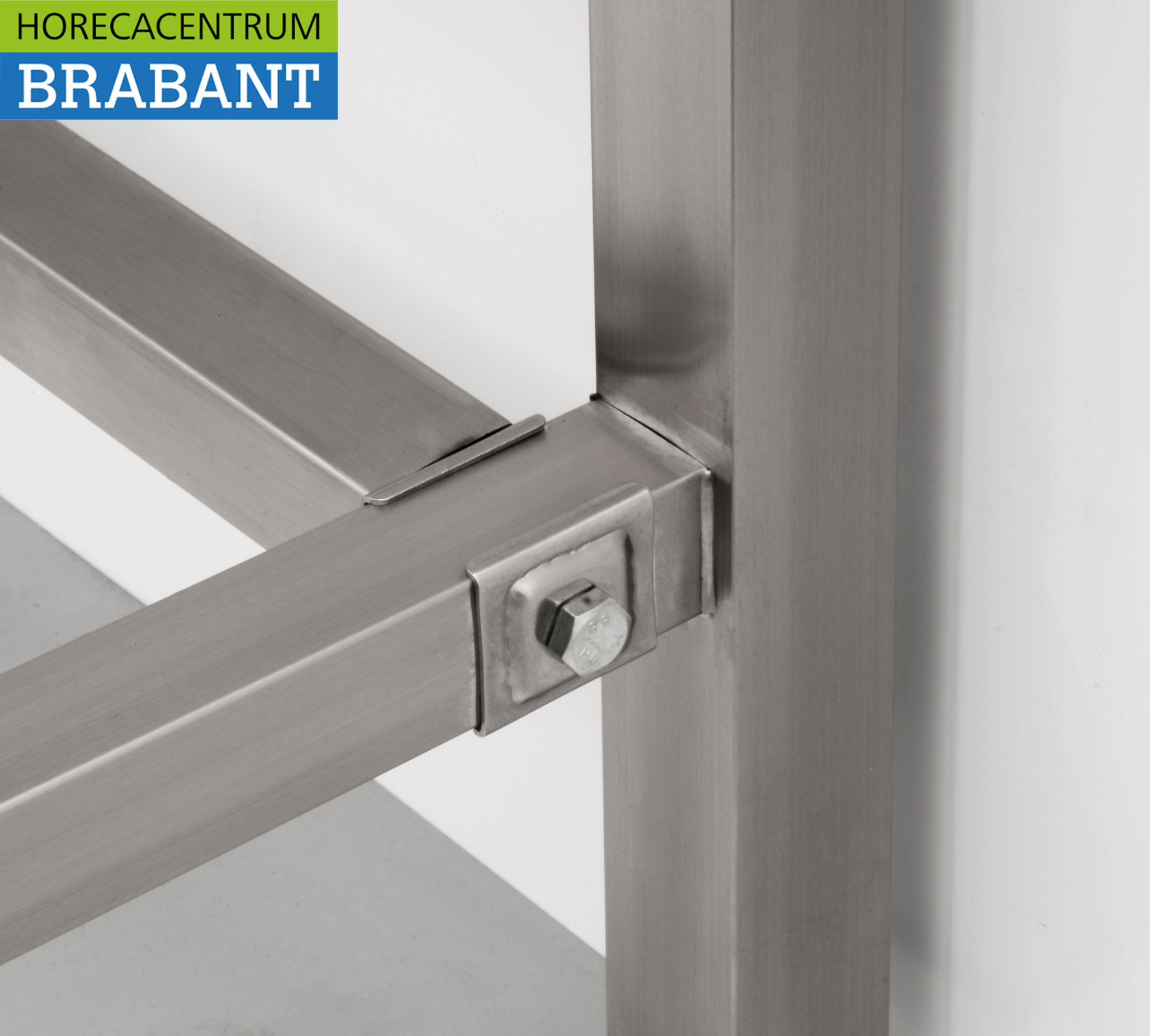 HCB RVS Werktafel Tafel Basic-line 150 x 70 x 85 cm Horeca - Afbeelding 5