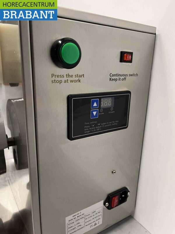 RVS Dubbele Bubble Tea shaker Milkshaker Schudmachine Shaker 230V Horeca - Afbeelding 5