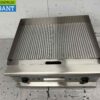 RVS Grillplaat Bakplaat Geribbelde bakplaat 60 cm 400V Horeca - Afbeelding 2