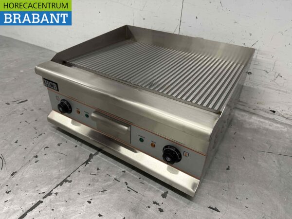 RVS Grillplaat Bakplaat Geribbelde bakplaat 60 cm 400V Horeca - Afbeelding 3