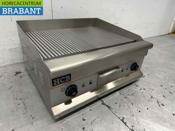 RVS Grillplaat Bakplaat Geribbelde bakplaat 60 cm 400V Horeca - Afbeelding 4