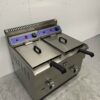 RVS Dubbele Friteuse Frituur 2 x 14 liter PROPAAN GAS Horeca - Afbeelding 3