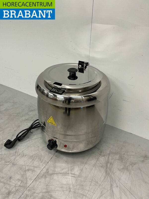 RVS Soepketel Soepterrine 10 liter 230V Horeca - Afbeelding 2