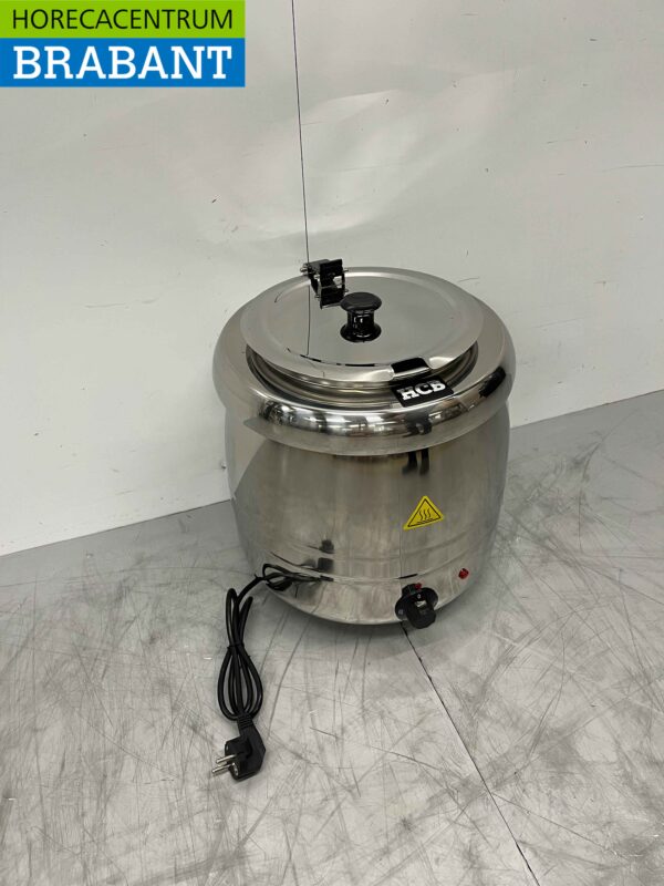 RVS Soepketel Soepterrine 10 liter 230V Horeca - Afbeelding 3