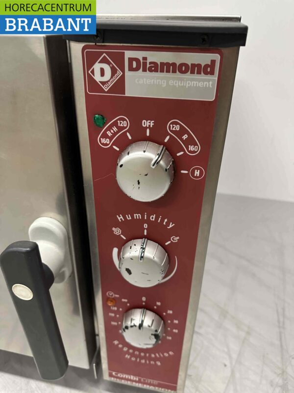 RVS Diamond Elec. oven Opwarmen en behouden 400V Horeca - Afbeelding 4