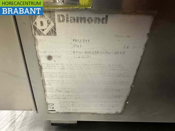 RVS Diamond Elec. oven Opwarmen en behouden 400V Horeca - Afbeelding 6