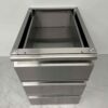 RVS Onderbouw Inbouw Ladenblok Ladenkast 3 laden Premium-line Horeca - Afbeelding 2