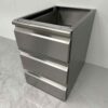 RVS Onderbouw Inbouw Ladenblok Ladenkast 3 laden Premium-line Horeca - Afbeelding 3