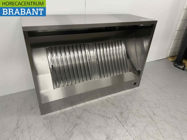 RVS Afzuigkap Dampkap Premium-line motor 1500 kuub doos model 140 cm 230V Horeca - Afbeelding 3