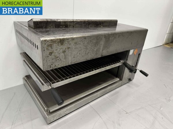 RVS Diamond grill salamander GAS 75 cm Horeca - Afbeelding 2